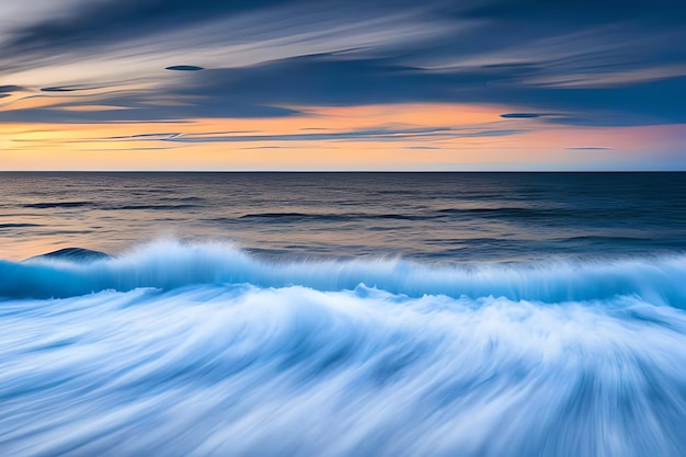 Long Exposure shot of clouds