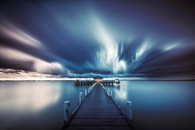 Long exposure skies