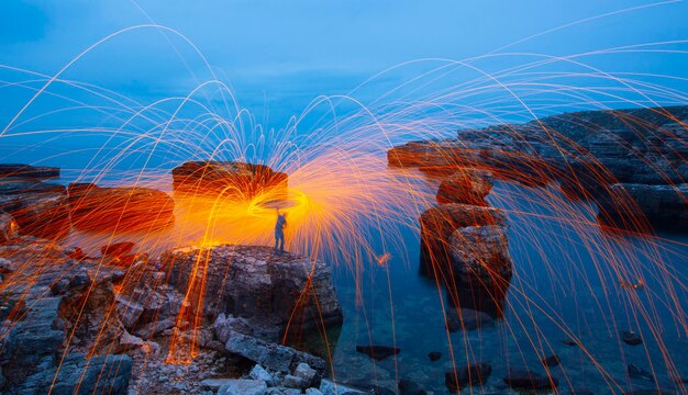 Photo long exposure and sunset photos in barganl kocaeli