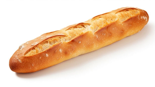 Photo a long loaf of bread with a hole in the middle