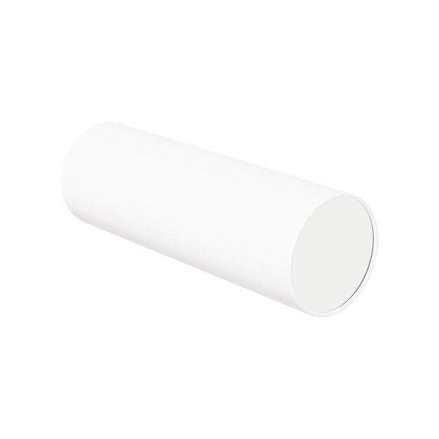 a long paper tube image on a white background