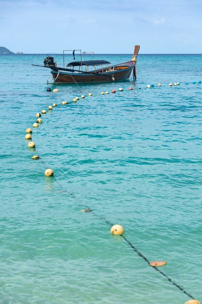 Long-tailed boat on Sunrise Beach, Koh LIPE, Satun, Thailand