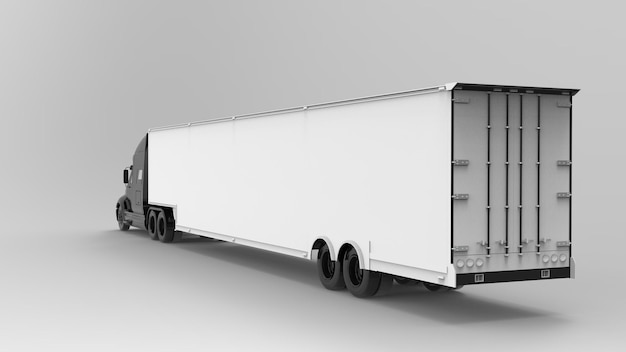 long Truck vehicle ready for delivery and transport