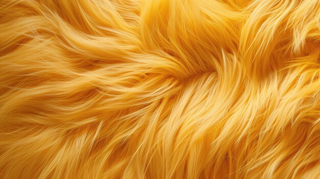 long yellow fur closeup texture