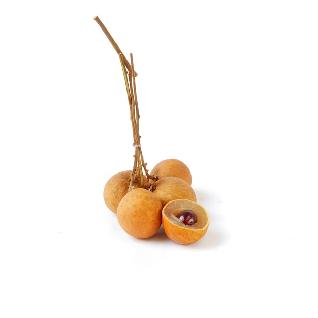 Longan isolated on a white background