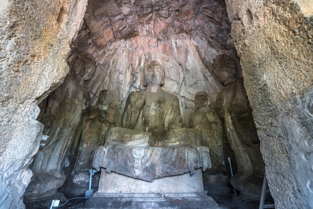 Longmen-grotten Luayang China