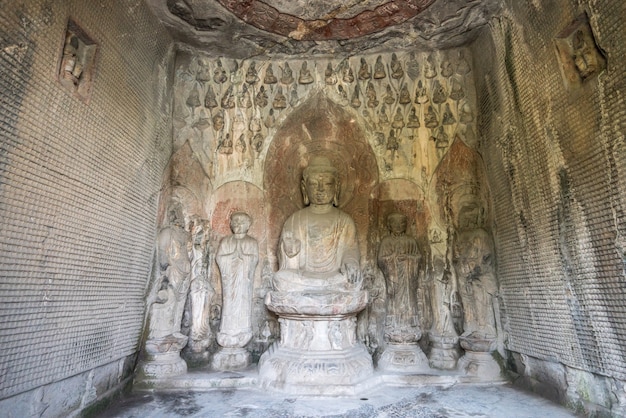 Longmen-grotten Luayang China