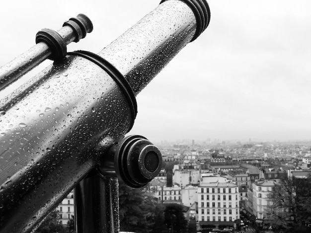 Photo a look over paris