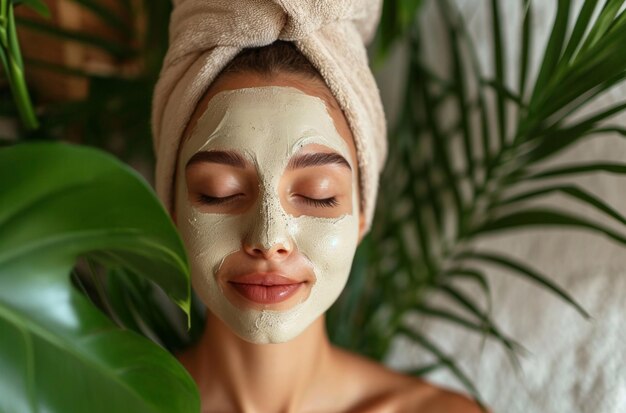 Photo looking beautiful over some clay mask