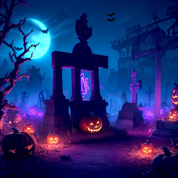 Looking for a unique twist on traditional halloween wallpaper our ai platform can generate a visual