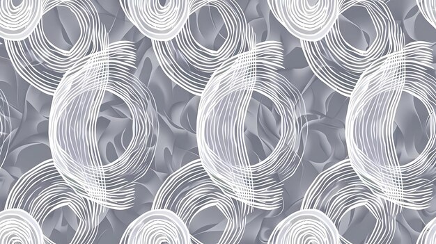 Photo a looping pattern made of simple linear geometric shapes with a substantial greycolored background