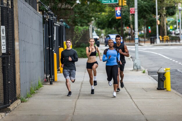 Lopers trainen in new york