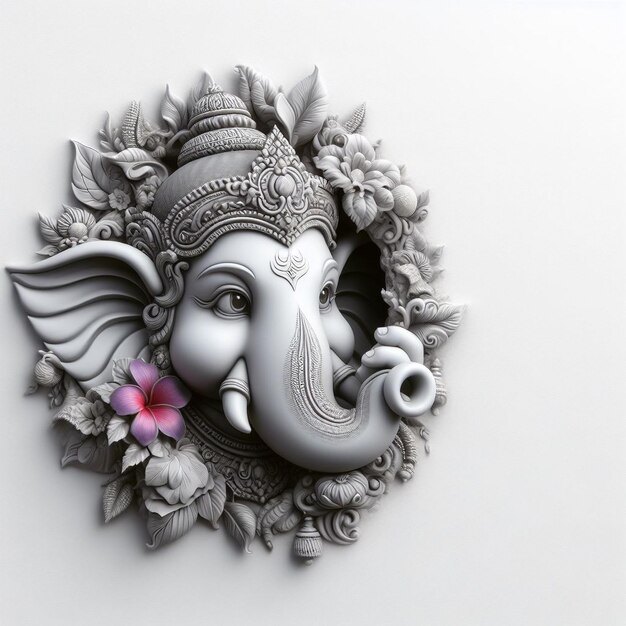 Lord Ganesh head image background