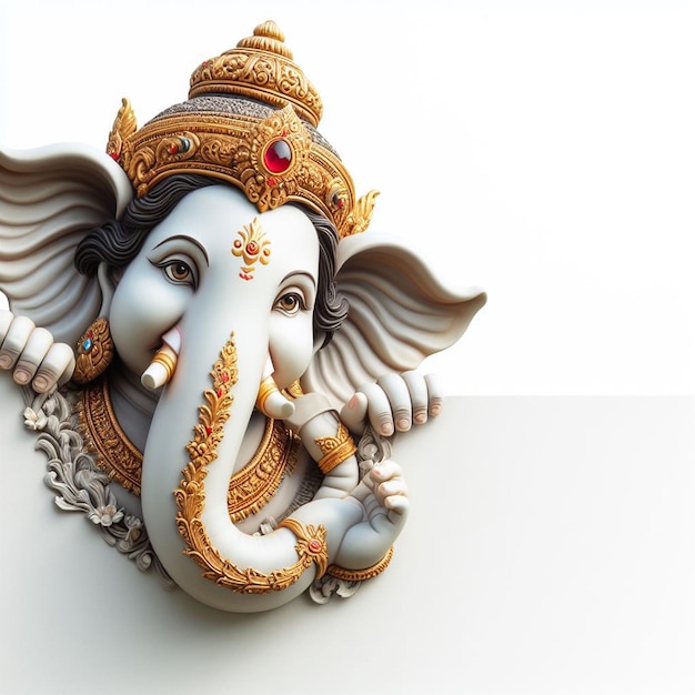 Lord Ganesh head image background