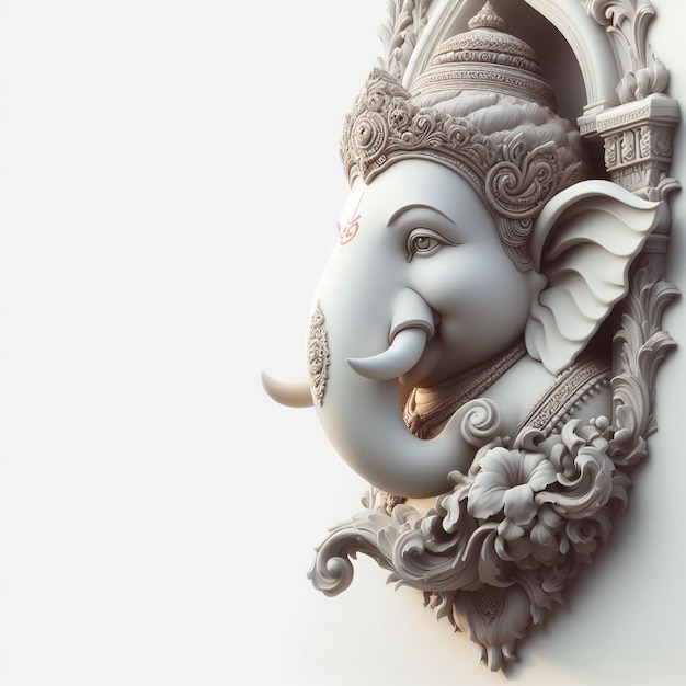 Lord Ganesh head image background