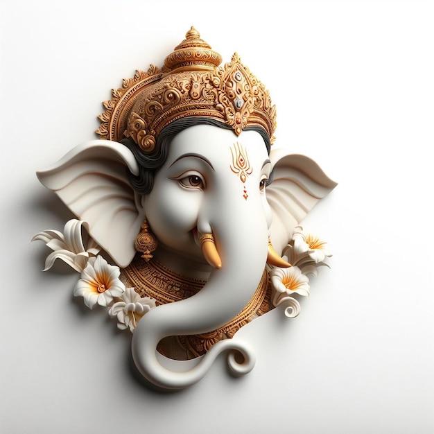 Lord Ganesh hoofd beeld achtergrond