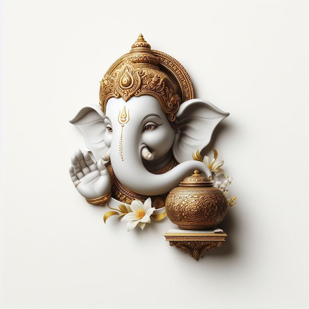 Lord Ganesh hoofd beeld achtergrond