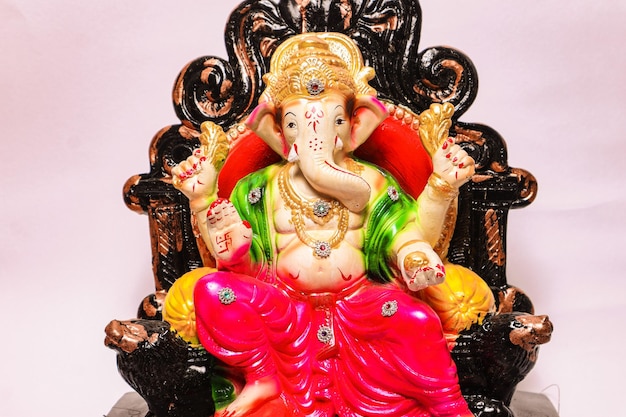 주님 코끼리 ganesh 축제 인도