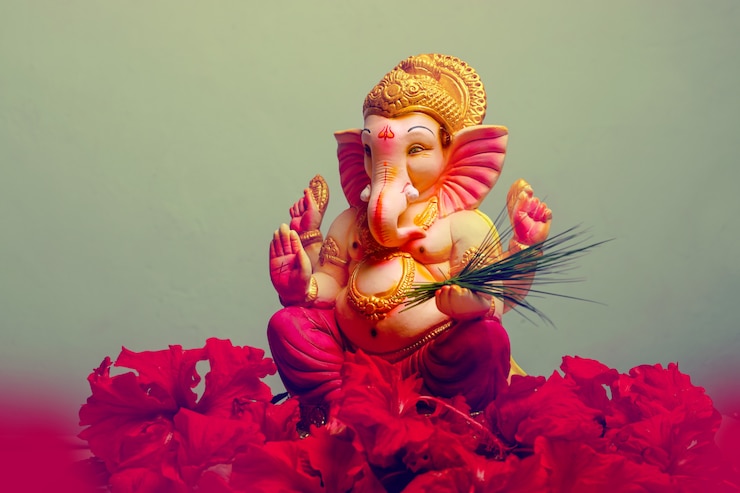 Foto lord ganesha, ganesha festival