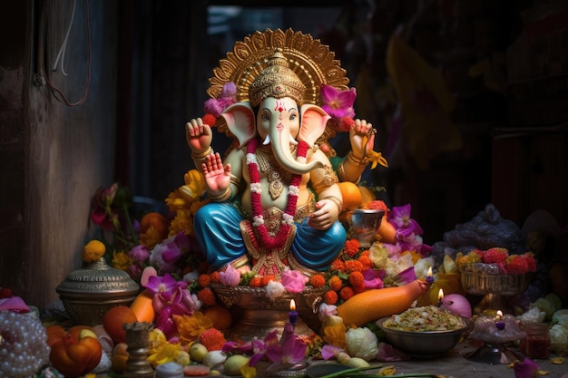 Lord Ganesha 인도 가네쉬 축제