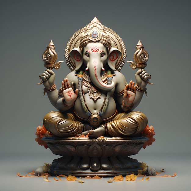 Photo lord ganesha is beautiful