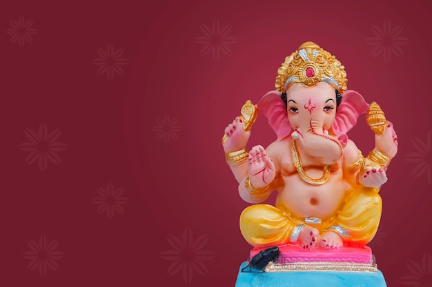 Lord Ganesha-sclupture, Indiaas Ganesh-festival