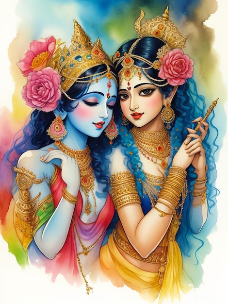 Photo lord krishna radha