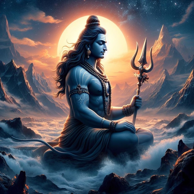 Photo lord mahadev mahadeva image background