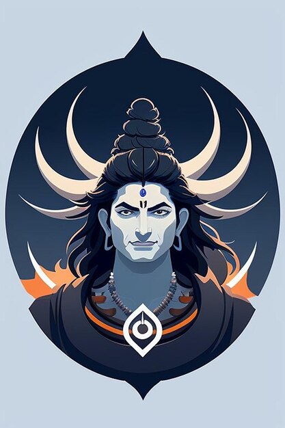 Lord Shiva 아이콘 Maha Shivaratri 2024 이미지