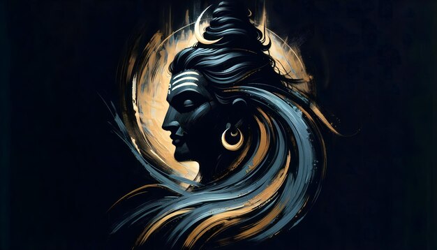 Lord Shiva illustratie