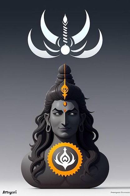 Lord Shiva-pictogram Maha Shivaratri 2024 afbeeldingen