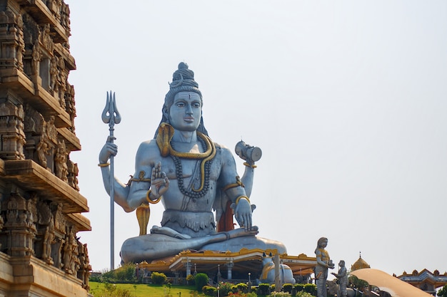 Lord Shiva Statue in Murudeshwar, Karnataka, India.