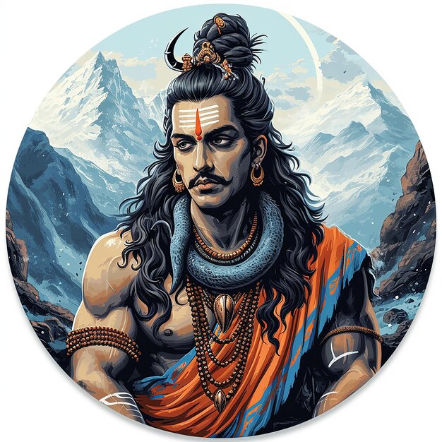 Lord shiva sticker