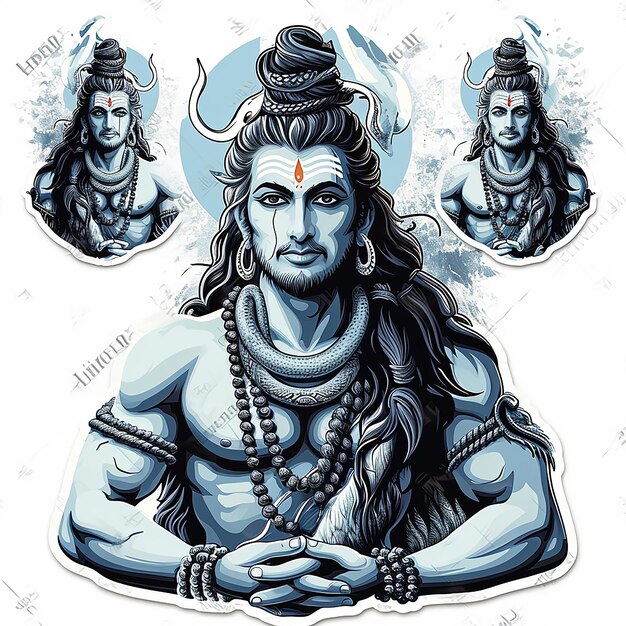 Photo lord shiva sticker