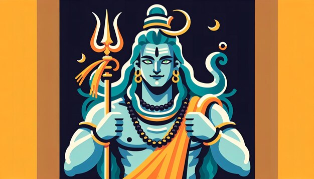 Lord shiva Vector art