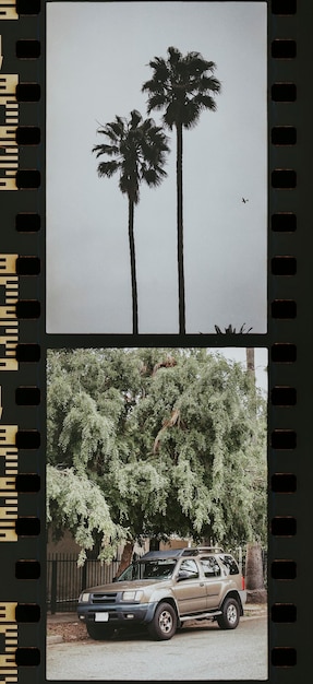 Los Angeles fotografie in een filmstrip