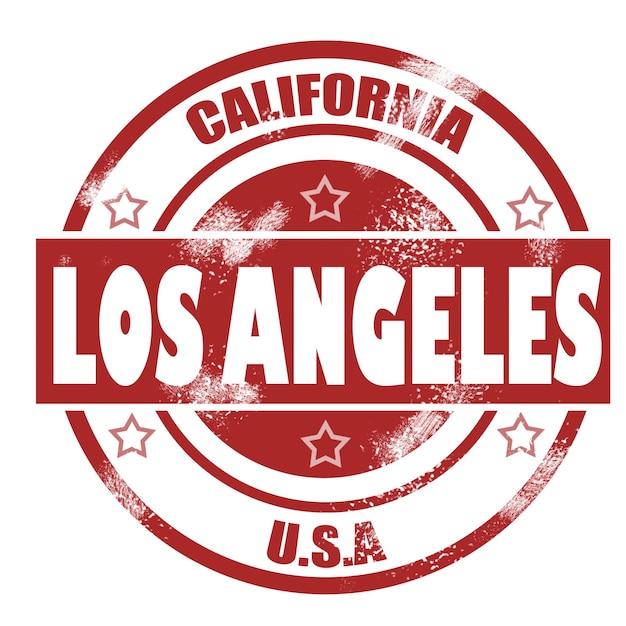 Photo los angeles stamp