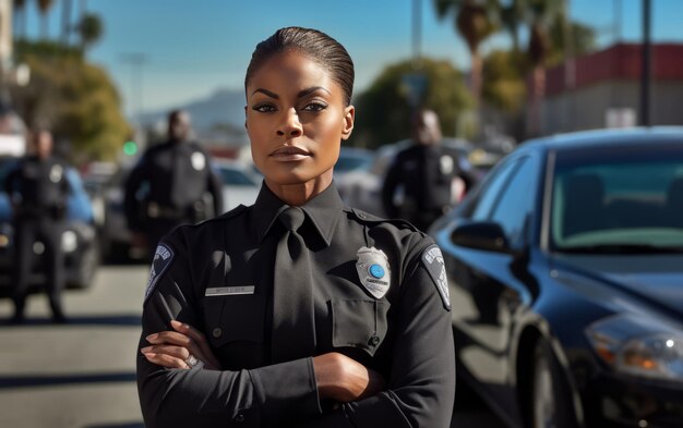 Los Angles Female police officer