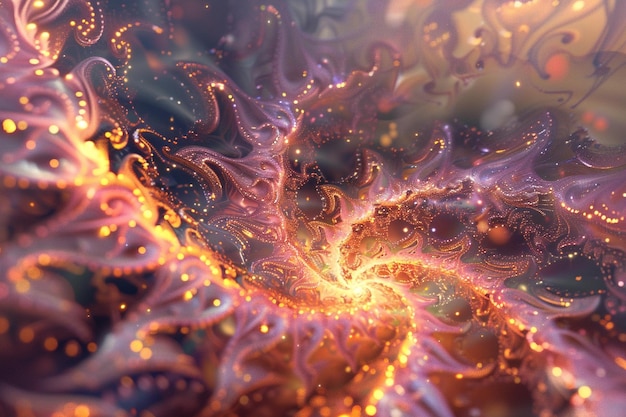 Lose yourself in the mesmerizing beauty of a fract generative ai
