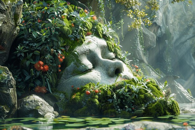 Lose yourself in a tranquil oasis where living scu generative ai