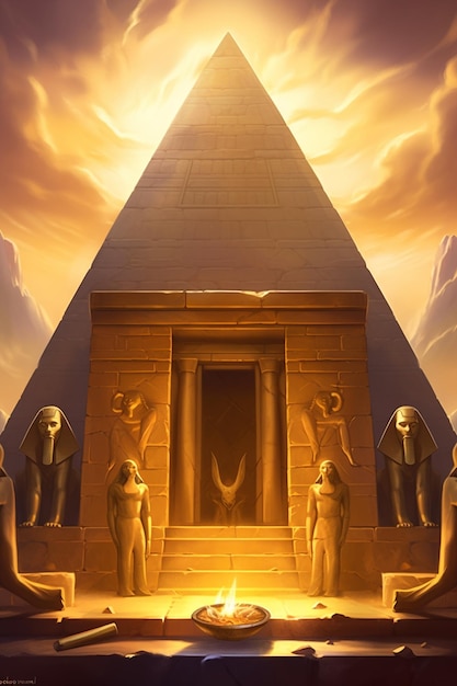 Затерянная древняя сверхразвитая цивилизация строит пирамиды Гизы с помощью сверхпередовых технологий
