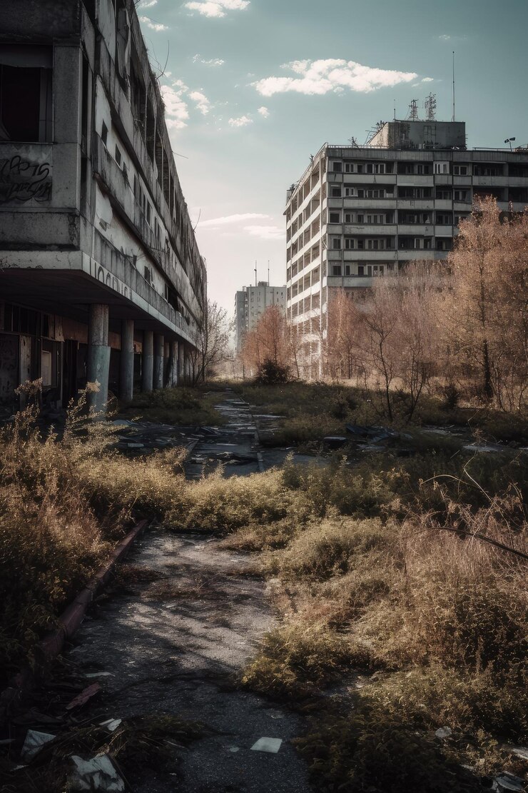 Фотография потерянное место, заброшенное место, город.