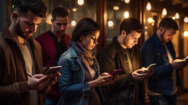 Lost in Smartphones Social Media Obsession Ignoring the Real World