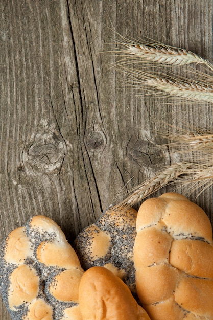 Lot of bread with spikes