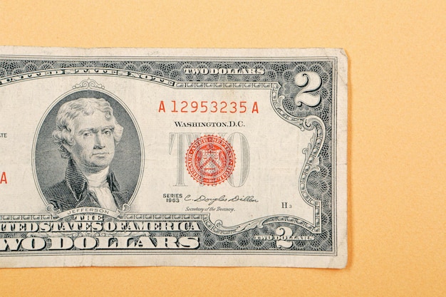 Foto un sacco di dollari americani in contanti