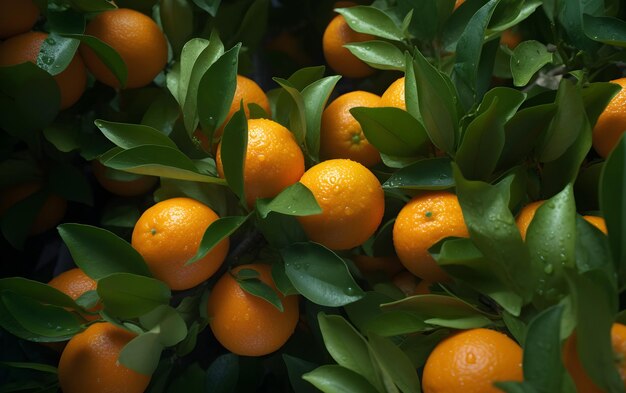 Photo lot of oranges background