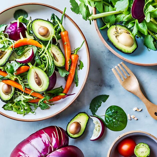 A lot of vegetables on a table generative ai