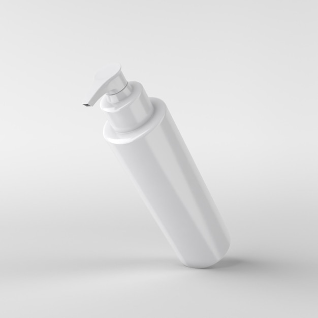 Lotion Pump Right Side In White Background