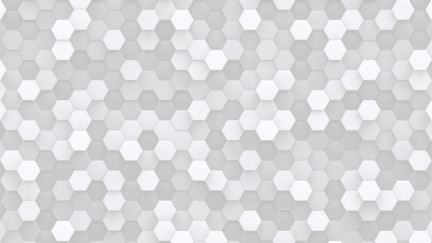 Lots of hexagonal white cells. Abstract low contrast backdrop