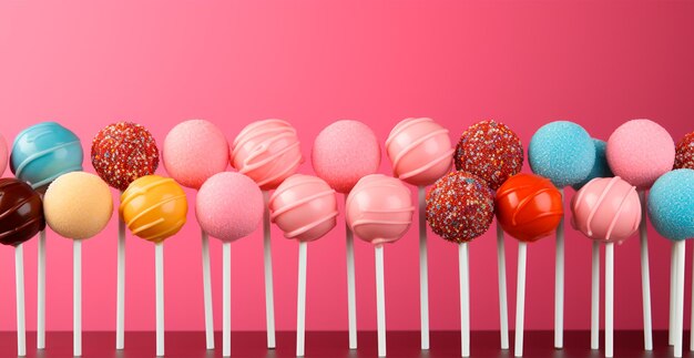 Lots of lollipops AI generated image